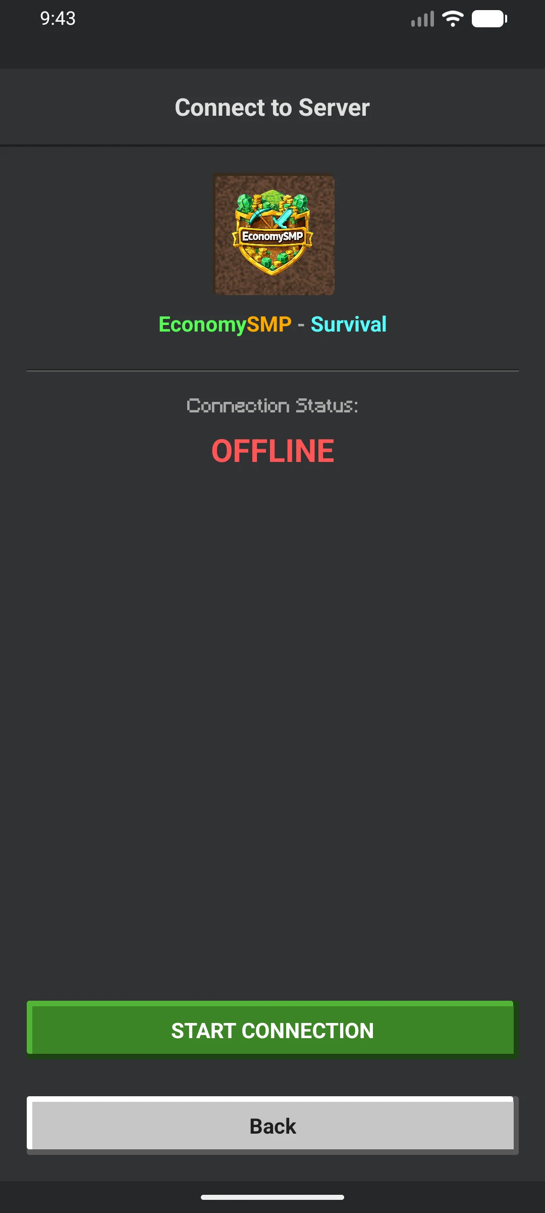 Economy connect screenshot